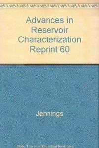 Advances in Reservoir Characterization Reprint No. 60 CD [Paperback] [Jan 01, 2007] Jennings