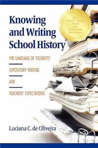 Knowing and Writing School History