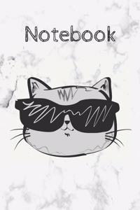 marble cat notebook