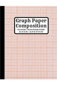Graph Paper Composition Notebook