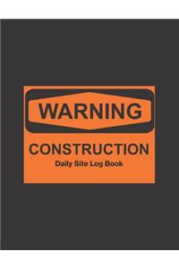 Construction Daily Site Log Book