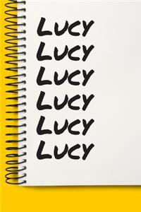 Name Lucy A beautiful personalized