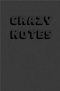 Crazy notes notebook