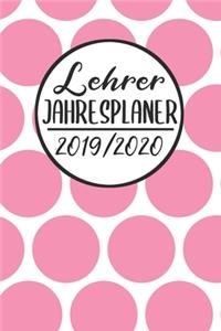 Lehrer Jahresplaner 2019 / 2020