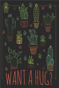 Funny Cactus Free Hugs Cute Spiky Cactus