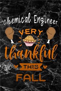 Chemical Engineer very thankful this fall