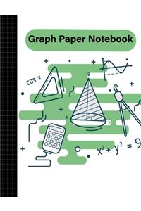 Graph Paper Composition Notebook - Quad Ruled 5 Squares Per Inch - Notebook Graph Paper