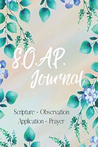 SOAP Journal-Easy & Simple Guide to Scripture Journaling-Bible Study Workbook 100 pages Book 27