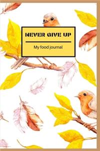 Never give up