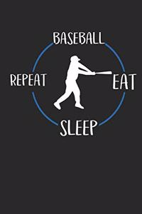 Baseball Eat Sleep Repeat