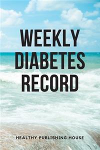 Weekly Diabetes Record