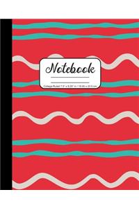 Notebook College Ruled 7.5