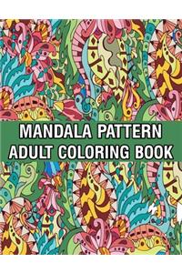 Mandala Pattern Adult Coloring Book