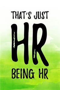 That's Just HR Being HR