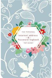 Internet Address & Password Logbook