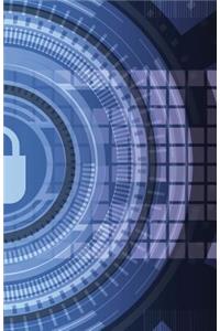 The Hacker-Proof Internet Address Password Book - Blue Lock