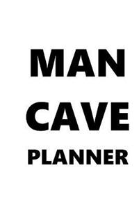 2019 Daily Planner For Men Man Cave Planner Black Font White Design 384 Pages