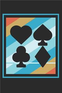 Vintage Poker Cards Silhouette