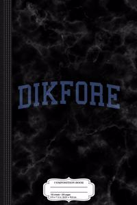 Dikfore Funny Novelty Composition Notebook
