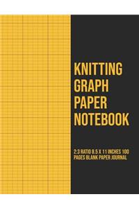 Knitting Graph Paper Notebook