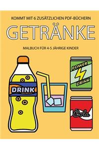 Malbuch für 4-5 jährige Kinder (Getränke)