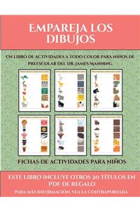 Fichas de actividades para niños (Empareja los dibujos)