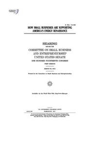 How small businesses are supporting America's energy renaissance