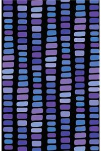 Journal Notebook Abstract Rectangles In Purple