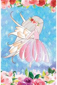 Journal Notebook Pretty Fairy In Flowers