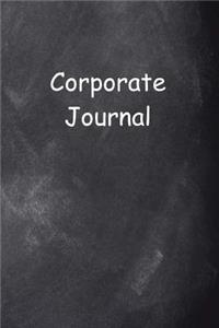 Corporate Journal Chalkboard Design