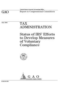 Tax Administration: Status of IRS Efforts to Develop Measures of Voluntary Compliance