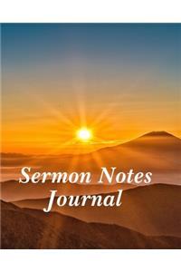 Sermon Notes Journal 8