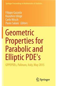 Geometric Properties for Parabolic and Elliptic Pde's