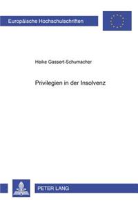 Privilegien in Der Insolvenz