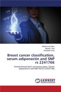 Breast Cancer Classification, Serum Adiponectin and Snp RS 2241766