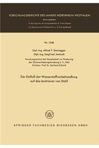 Der Einfluß der Wasserstoffvorbehandlung auf das Ionitrieren von Stahl