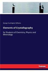 Elements of Crystallography