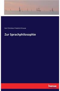 Zur Sprachphilosophie