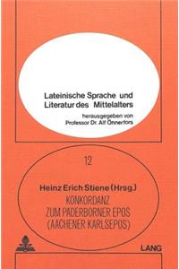 Konkordanz zum Paderborner Epos (Aachener Karlsepos)