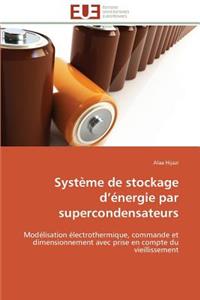 Système de Stockage D Énergie Par Supercondensateurs