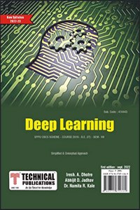 Deep Learning for SPPU 19 Course (BE - SEM VII - IT- 414443)