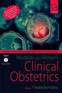 MUDALIAR & MENON CLINICAL OBSTETRICS 13TH EDN