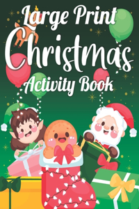 Large Print Christmas Activity Book