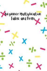 Beginners multiplication tables and drills