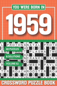 You Were Born In 1959 Crossword Puzzle Book