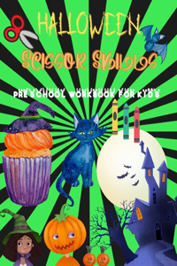 Halloween Scissor Skills Preschool Workbook for Kids