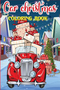 Car Christmas Coloring Book