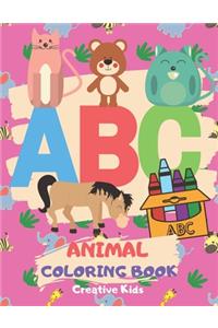 ABC Animal Coloring Book