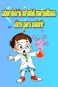 Laboratório Infantil Maravilhoso Livro para Colorir