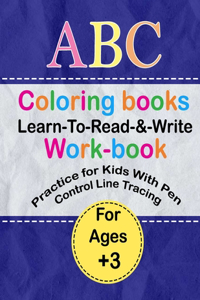 ABC Coloring Book Learn To Read and Write